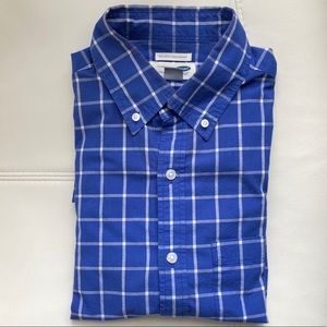 Old Navy Regular Fit Classic Blue Windowpane Shirt
